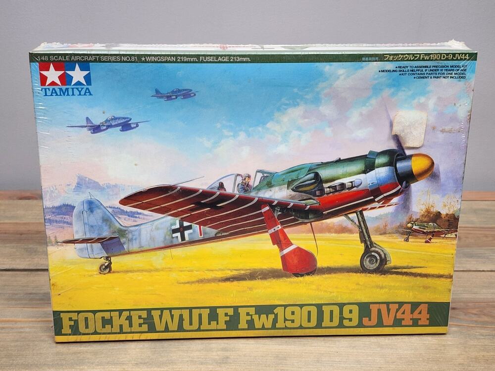 Tamiya 1/48 German WWII Focke-Wulf Fw190 D-9 JV44 61081